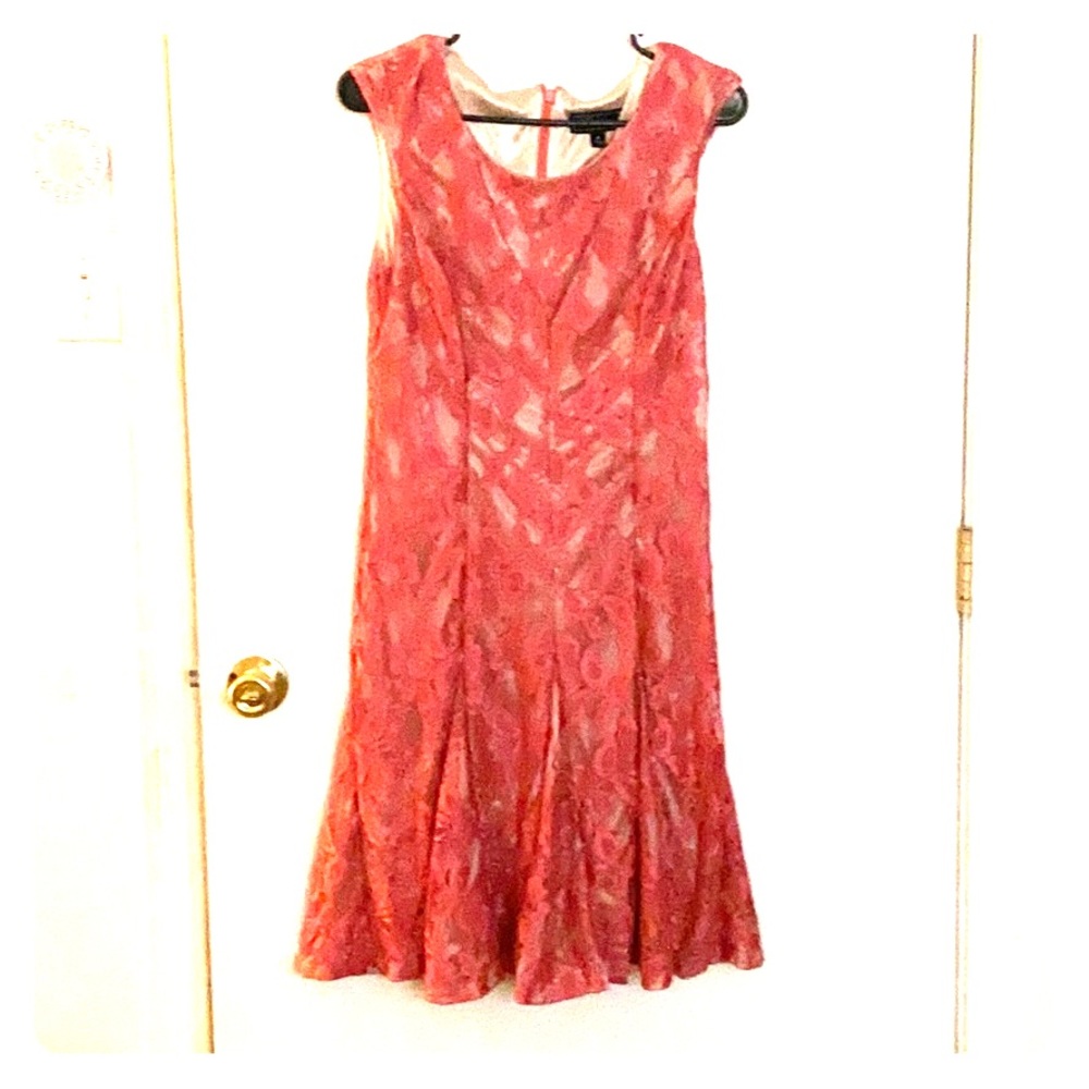 Dressbarn Satin and Lace Dress
